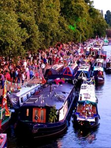 Boats on river